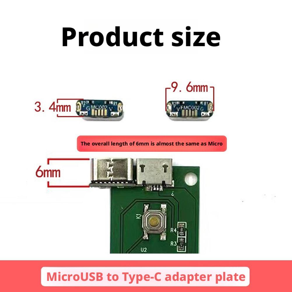 Pcb Holder Clamp - M85k microusb para tipo-c placa adaptadora