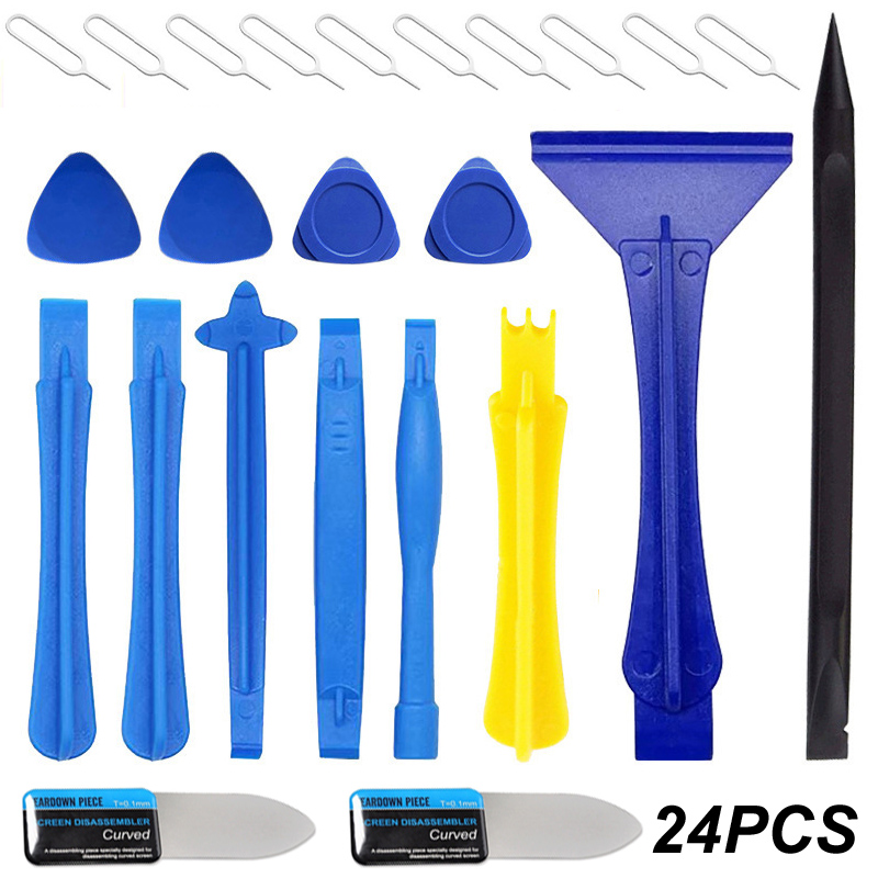 Electronics Repair Manual - 24 pçs/set plástico alavanca barra lâmina