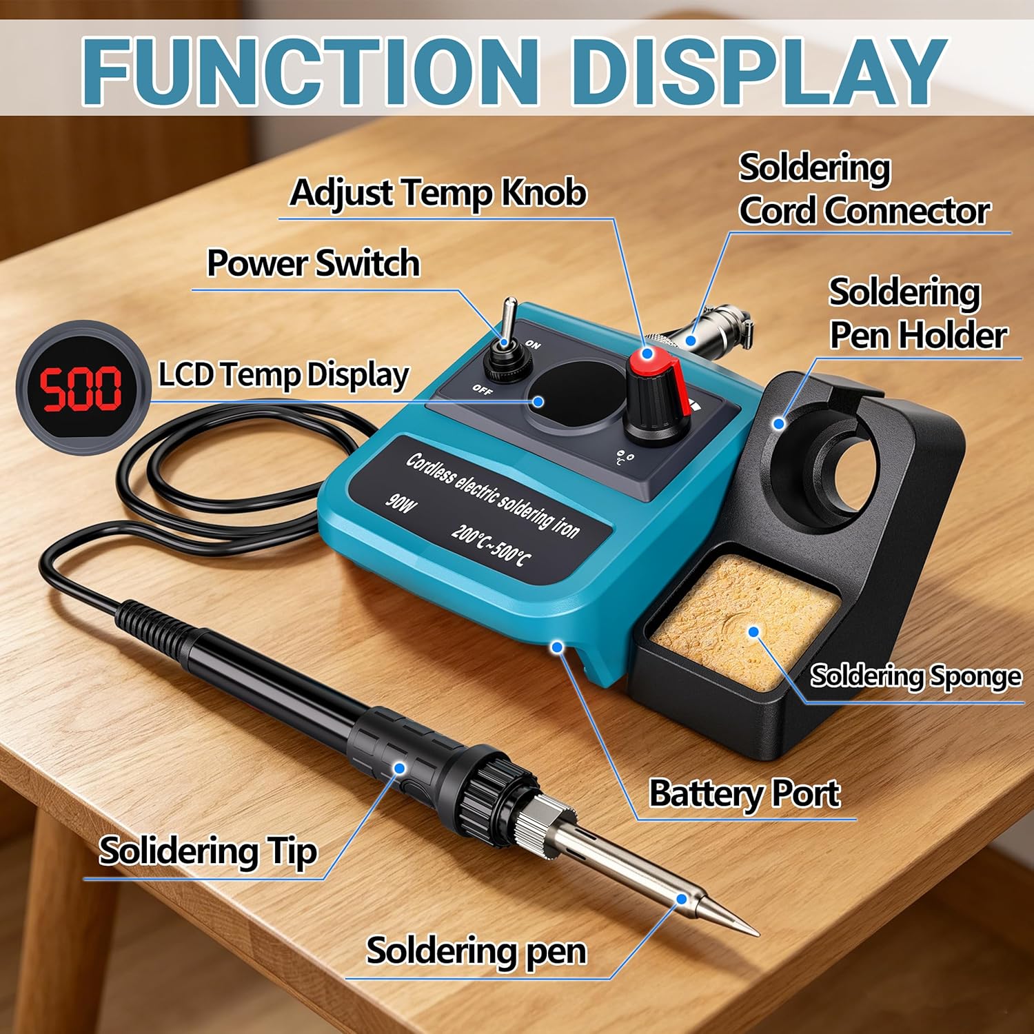 Kit de Ferro de Solda Digital  - Electronics Repair Kit avaliação e preço