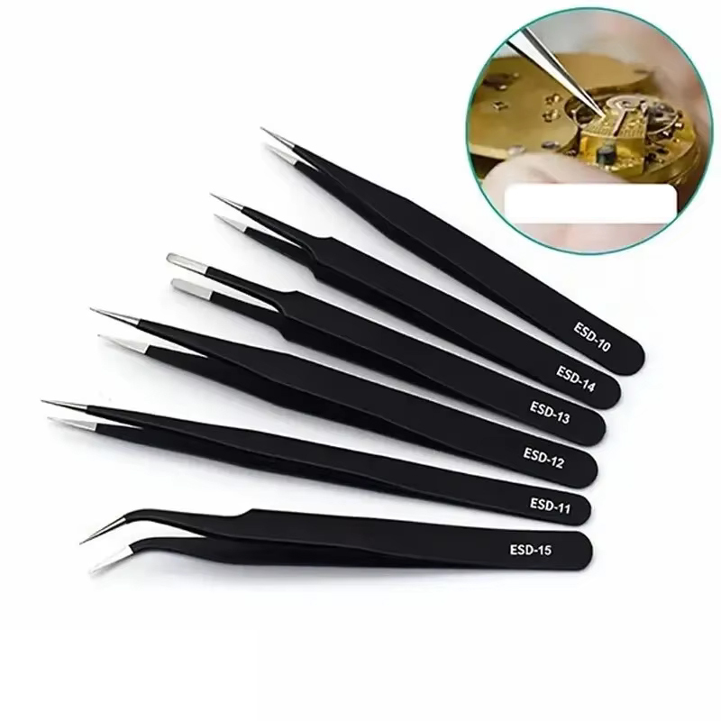 Precision Long Tweezers Set, E - Electronics Repair Kit avaliação e preço