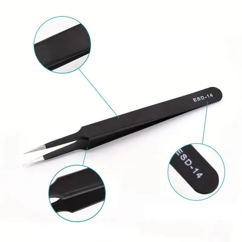 Precision Long Tweezers Set, E - Electronics Repair Kit avaliação e preço